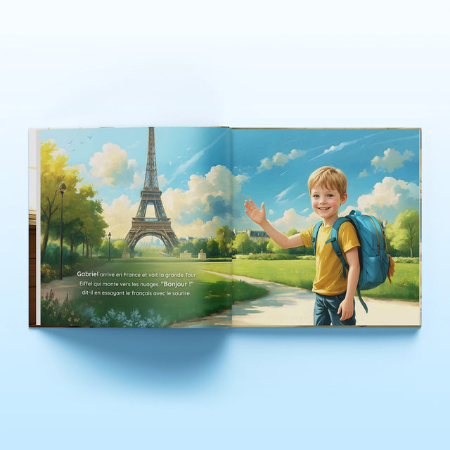 Le garçon qui explore le monde