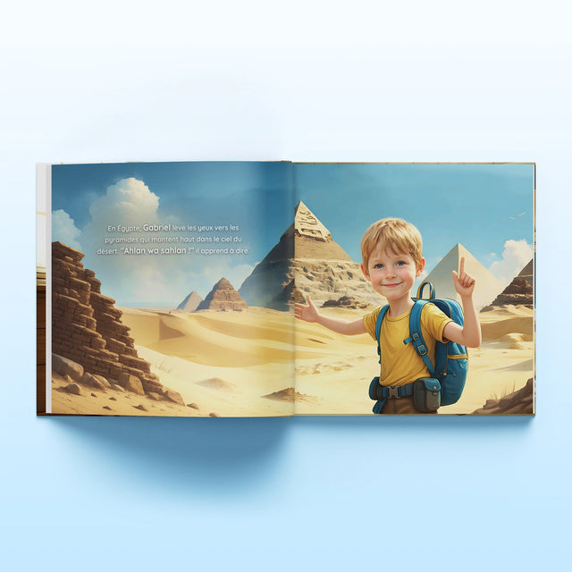 Le garçon qui explore le monde