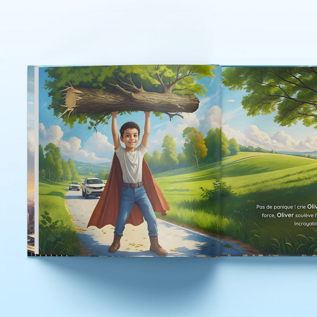 Le super-héros sauve la journée