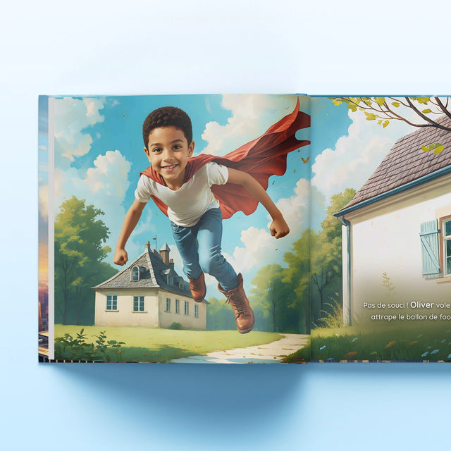 Le super-héros sauve la journée